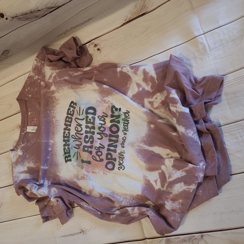 Did I ask you?? Sublimation bleached shirt